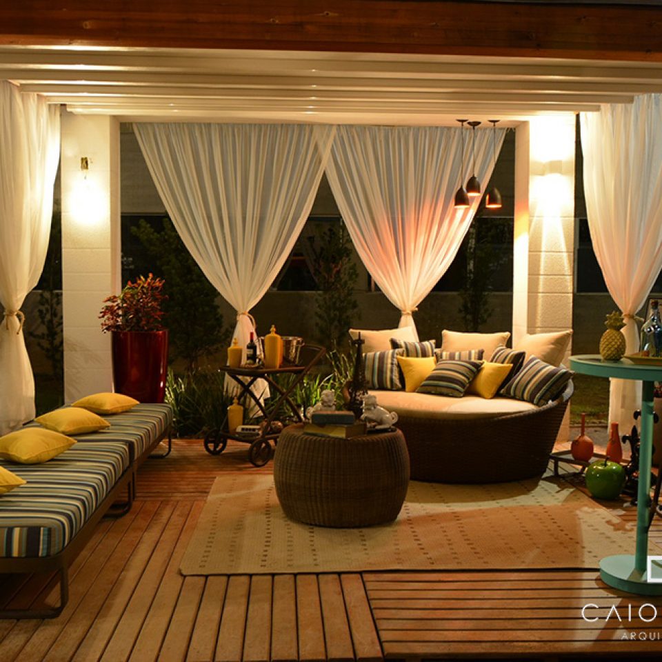 projeto area externa paisagismo moveis green house mostra de arquitetura iluminacao pergoado